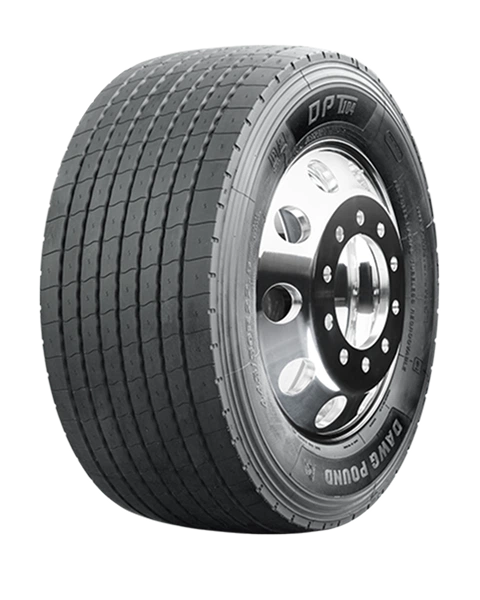 Dawg Pound Tires DPT104 Commercial Truck tire side view.