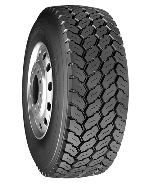 Dawg Pound Tires DPT282 Commercial Truck tire side view.