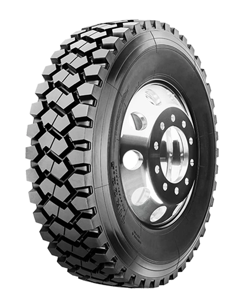 Dawg Pound Tires DPT329 Commercial Truck tire side view.