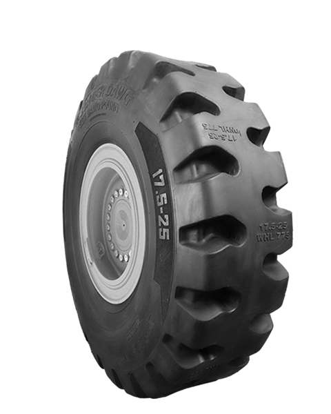 Dawg Pound Tires Loader Dawg L5 Construction/OTR tire side view.