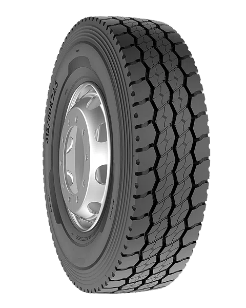Dawg Pound Tires DPT284 Commercial Truck tire side view.